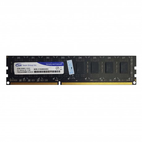 رم کامپیوتر تیم گروپ TeamGroup DDR3 1333MHz ظرفیت 4 گیگابایت