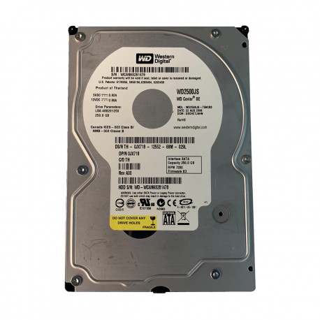 هارد دیسک اینترنال کامپیوتر وسترن دیجیتال WD Black ظرفیت 250 گیگابایت