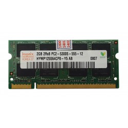 رم لپ تاپ هاینیکس Hynix DDR2 5300 667mhz ظرفیت 2 گیگابایت