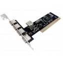 کارت PCI USB 2.0 VIA مدل VT6212L تعداد 4+1 پورت