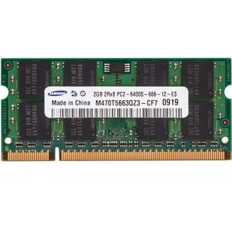رم لپ تاپ سامسونگ Samsung DDR2 Pc2 6400 800MHz ظرفیت 1 گیگابایت
