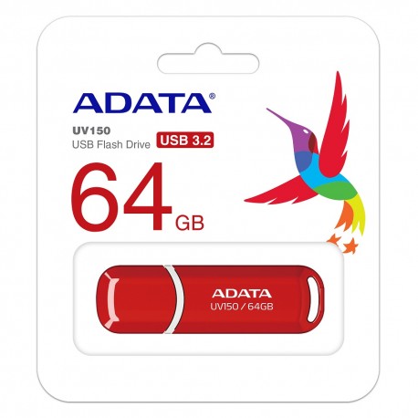 فلش مموری ای دیتا Adata مدل UV150 ظرفیت 64 گیگابایت