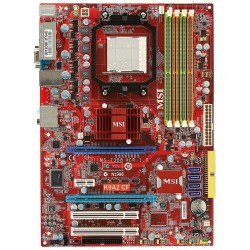 باندل مادربرد MSI مدل K9A2 CF و پردازنده AMD Athlon 7750 با فن
