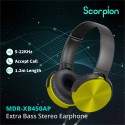 هدفون سیمی EXTRA BASS stereo مدل MDR-Xb450ap طلایی