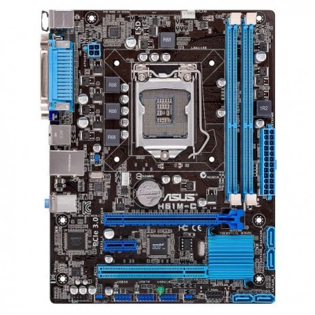 مادربرد ایسوس Asus مدل H61M-C سوکت 1155 DDR3