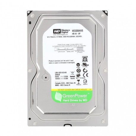 هارد دیسک اینترنال کامپیوتر وسترن دیجیتال WD Green ظرفیت 320 گیگابایت