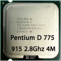 پردازنده مرکزی اینتل سوکت 775 مدل Pentium D 915 2.8Ghz 4M (نو - تری)
