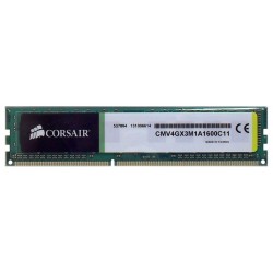 رم کامپیوتر کورسیر مدل CORSAIR DDR3 1600MHZ PC3 4GB 12800 CL11 ظرفیت چهار گیگابایت