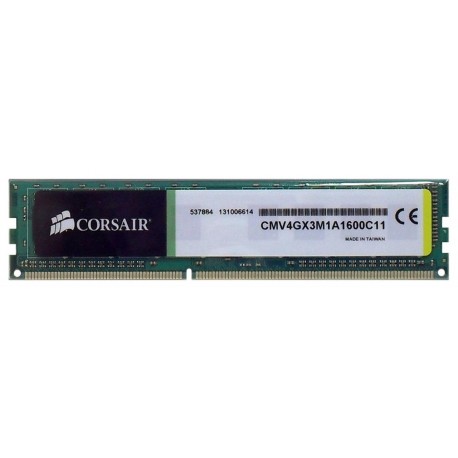 رم کامپیوتر کورسیر مدل CORSAIR DDR3 1600MHZ PC3 4GB 12800 CL11 ظرفیت چهار گیگابایت