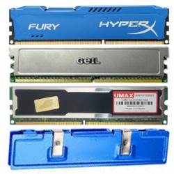 رم کامپیوتر DDR2 1GB 6400 800MHZ heat sink ظرفیت یک گیگابایت هیتسینک دار میکس برند