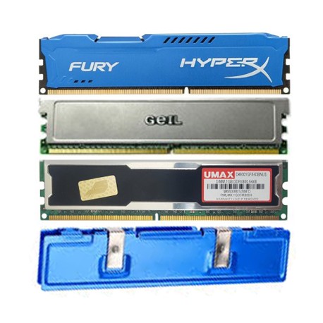 رم کامپیوتر DDR2 1GB 6400 800MHZ heat sink ظرفیت یک گیگابایت هیتسینک دار میکس برند