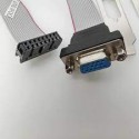 کابل فلت 15pin 14 pin 13pin VGA به IDC تخت