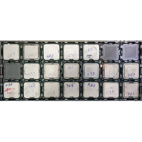 ده عدد پردازنده بدون پین اینتل سوکت 775 Intel LGA