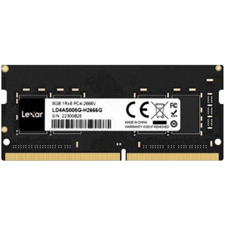 رم لپ تاپی لکسار Lexar 8GB DDR4 2666Mhz ظرفیت هشت گیگابایت