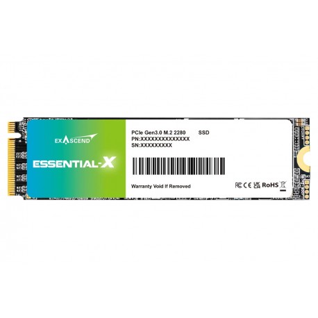 هارد Essential-X SSD M2 PCIe 256GB Gen3.0 M.2 2280 ظرفیت 256 گیگابایت