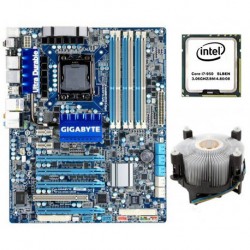 باندل مادربرد گیگابایت Gigabyte GA-X58A-UD3R فن اورجینال زیرمسی i7-950