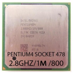 پردازنده اینتل سوکت 478 1M 800 2.8GHz (نو - تری)
