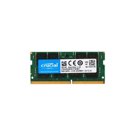 رم لپ تاپ کروشیال Crucial 8GB DDR4 SODIMM 2133MHz PC4 ظرفیت هشت گیگابایت