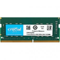 رم لپ تاپ کروشیال Crucial 8GB DDR4 PC4 2666MHz SODIMM ظرفیت هشت گیگابایت