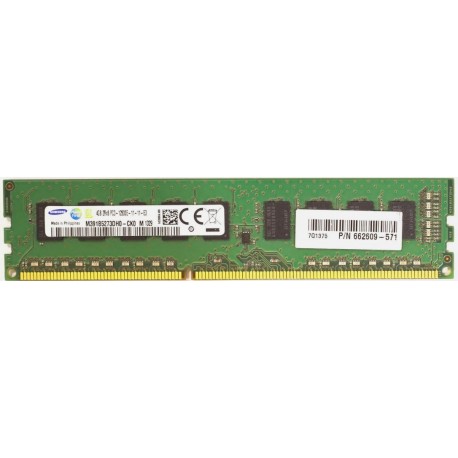 رم کامپیوتر Samsung DDR3 DIMM 4GB 12800E PC3L 1600Mhz Workstation ظرفیت 4 گیگابایت شانزده چیپ