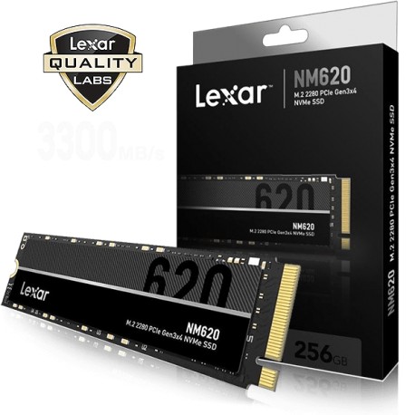 اس اس دی اینترنال LEXAR PCIe Gen3 x4 لکسار مدل NM620 ظرفیت 256 گیگابایت