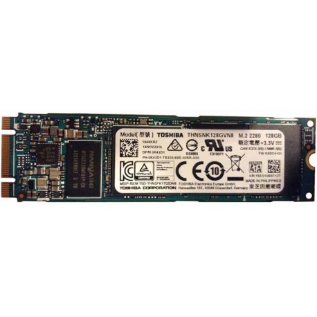 اس اس دی اینترنال توشیبا دو شیار کارکرده Toshiba THNSNK128GVN8 SATA SSD M.2 91% 128GB 2280