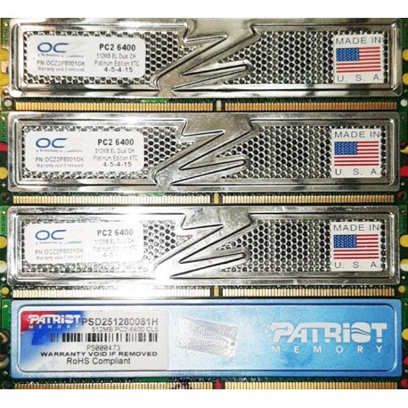 رم کامپیوتر گیل GeIL DDR2 4300 533mhz ظرفیت 512 مگابایت هیتسینک دار