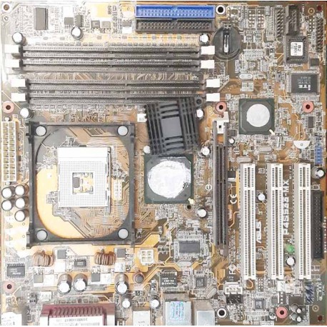 پک چهار عددی مادربرد اوراقی معیوب سوکت قدیمی مدل دوچیپ DDR1 SDRAM
