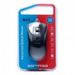 ماوس آرمو مدل M23 مشکی
