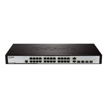 سوییچ مدیریتی لایه دو 24 پورت dlink des3200-28