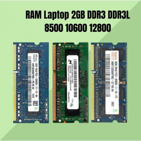 رم لپ تاپ میکس برند کارکرده ظرفیت 2 گیگابایت SODIMM DDR3 2GB
