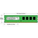 رم کامپیوتر دوبر چهار گیگابایت میکس برند استوک تک کاناله شانزده چیپ DESKTOP RAM mix brand 4GB DDR3 1600MHz CL11 DIMM 12800U PC3