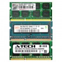 رم لپ تاپ استوک تک کاناله SODIMM 4GB DDR3 1066MHz PC3 16chip 8500 ظرفیت چهار گیگابایت mix brand شانزده چیپ