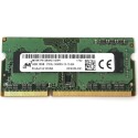 رم لپ تاپ میکرون استوک تک کاناله SODIMM 4GB DDR3L 1866 MHz PC3L 14900 ظرفیت چهار گیگابایت Micron