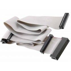 کابل پنج سوکت دیتا فلاپی دیسک CablesOnline 24-inch Universal Floppy Drive Ribbon Cable for 3.5 or 5.25in Drives, FF-001