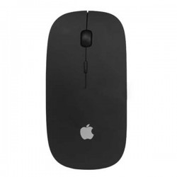 ماوس mouse Wireless مشکی طرح اپل