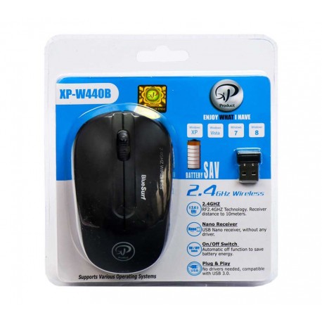 ماوس mouse xp-w440B Wireless رنگ سیاه