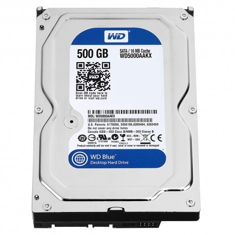 هارد دیسک اینترنال کامپیوتر وسترن دیجیتال مدل WD Blue ظرفیت 500 گیگابایت (آکبند)