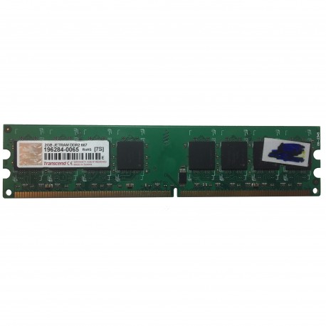 رم کامپیوتر ترنسند DDR2 667MHz ظرفیت 2 گیگابایت