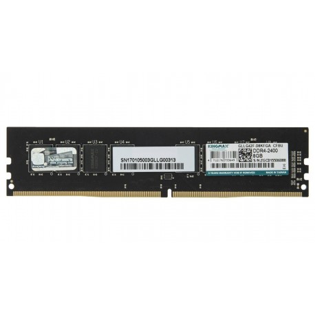 رم کامپیوتر کینگ مکس Kingmax DDR4 2400Mhz ظرفیت 8 گیگابایت گارانتی آواژنگ